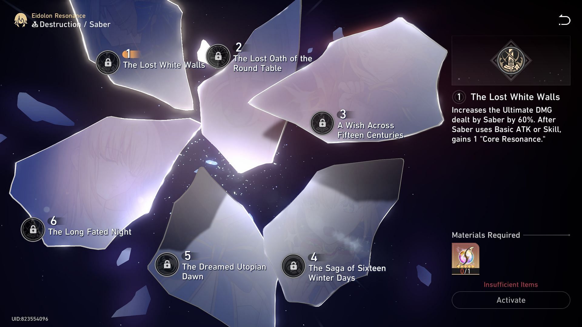 The Lost White Walls (Image via Sportskeeda Gaming || HoYoverse)